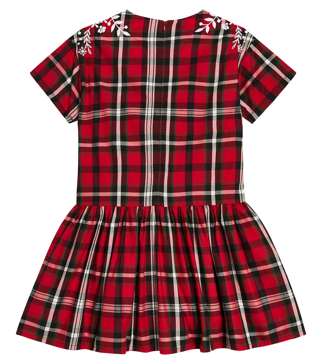 Abito in cotone a quadri | Kenzo Kids