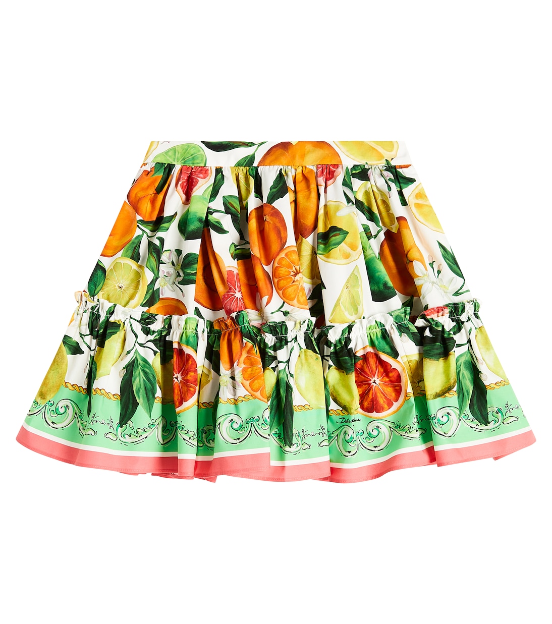 Jupe imprimée en coton | Dolce&Gabbana Kids