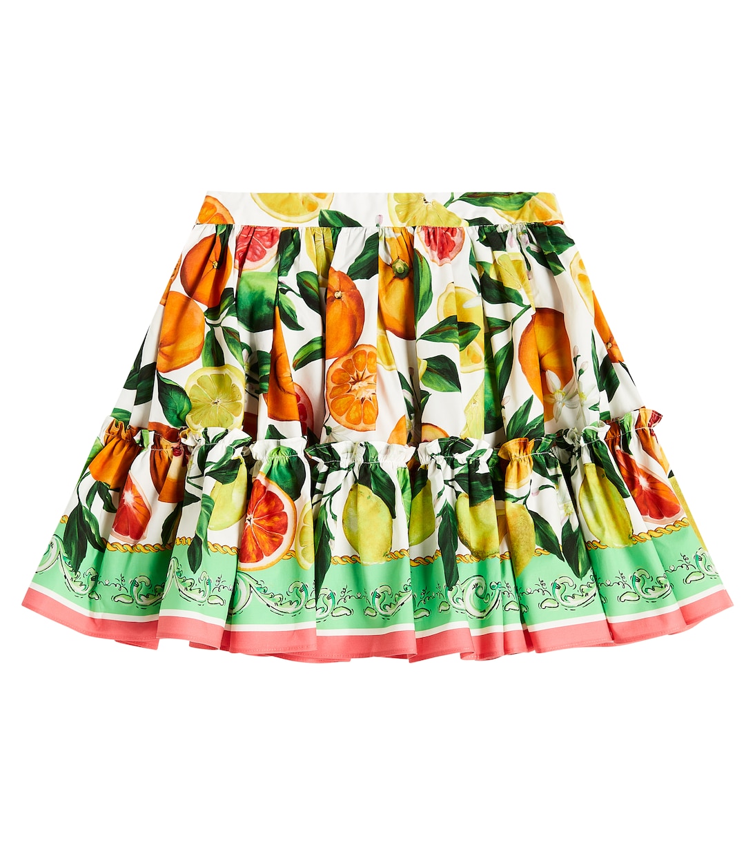 Jupe imprimée en coton | Dolce&Gabbana Kids