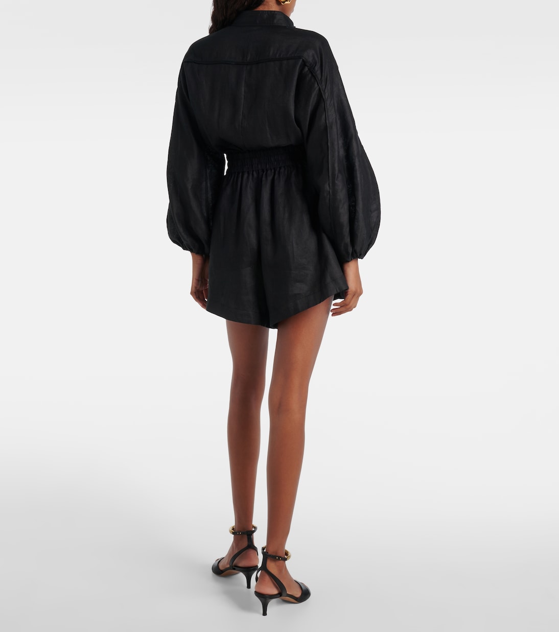 Mono de lino con cinturón | Zimmermann
