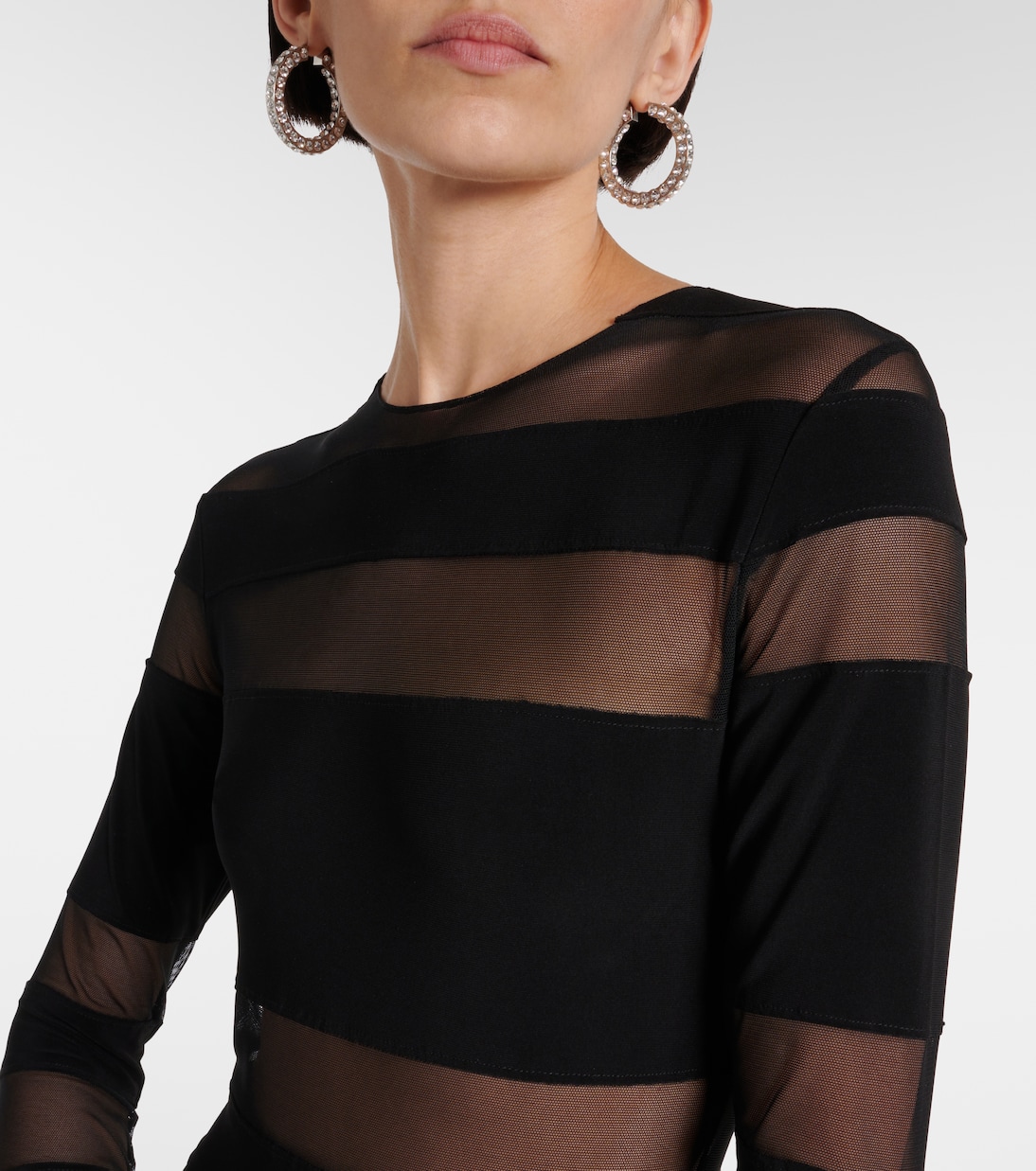 Spliced Pickleball jersey minidress | Norma Kamali