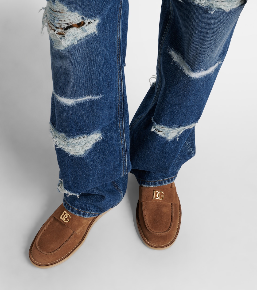 Mocassini DG in suede | Dolce&Gabbana