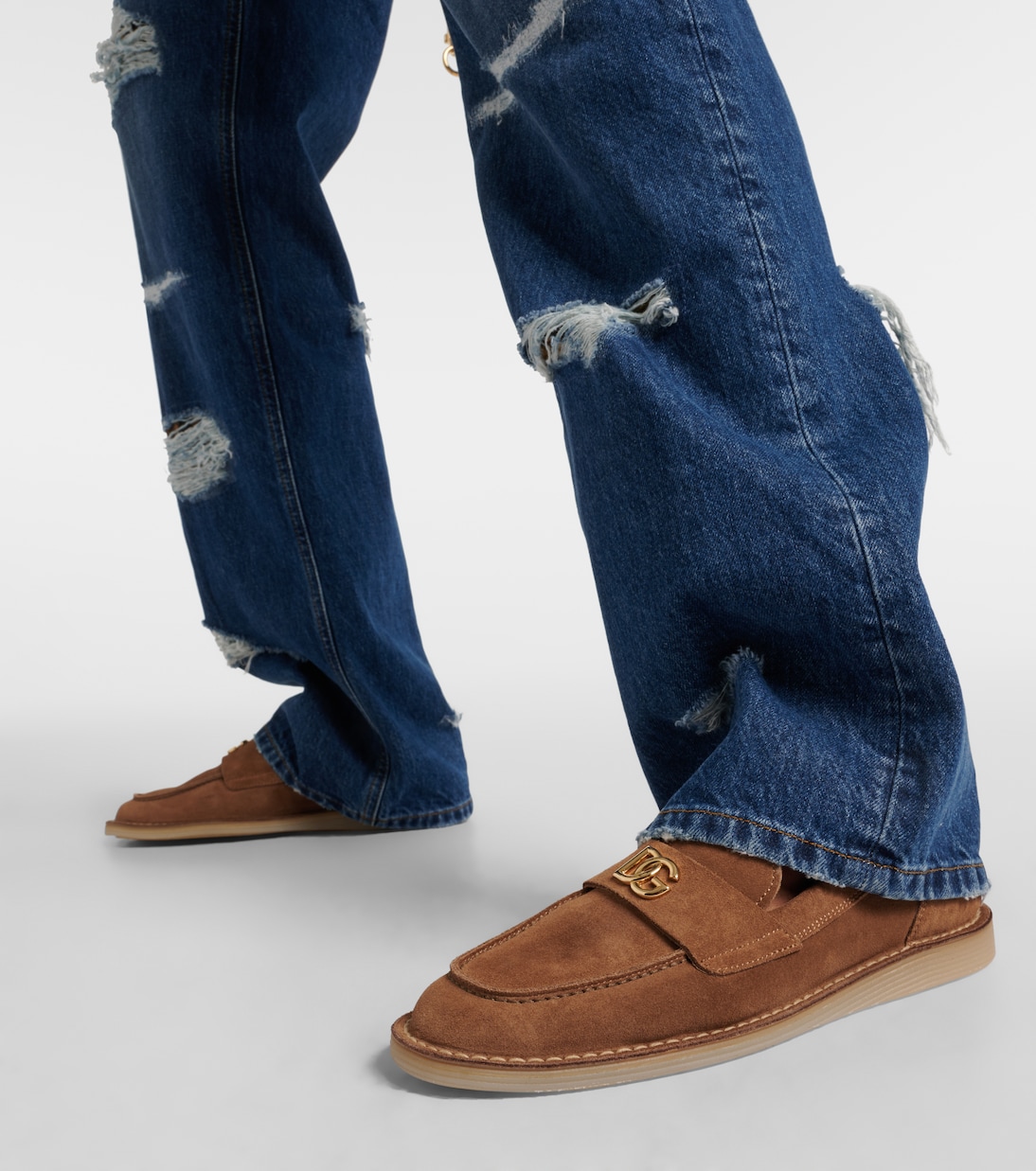 Mocassini DG in suede | Dolce&Gabbana