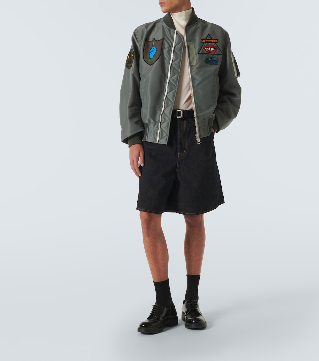 x Mark Gonzales – Veste bomber  | Sacai