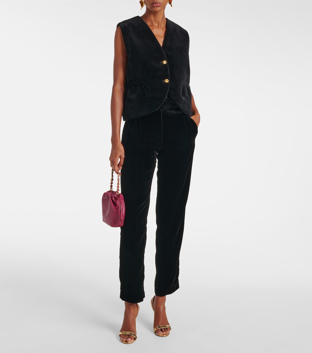 Pantaloni slim Afterglow in velluto | Blazé Milano
