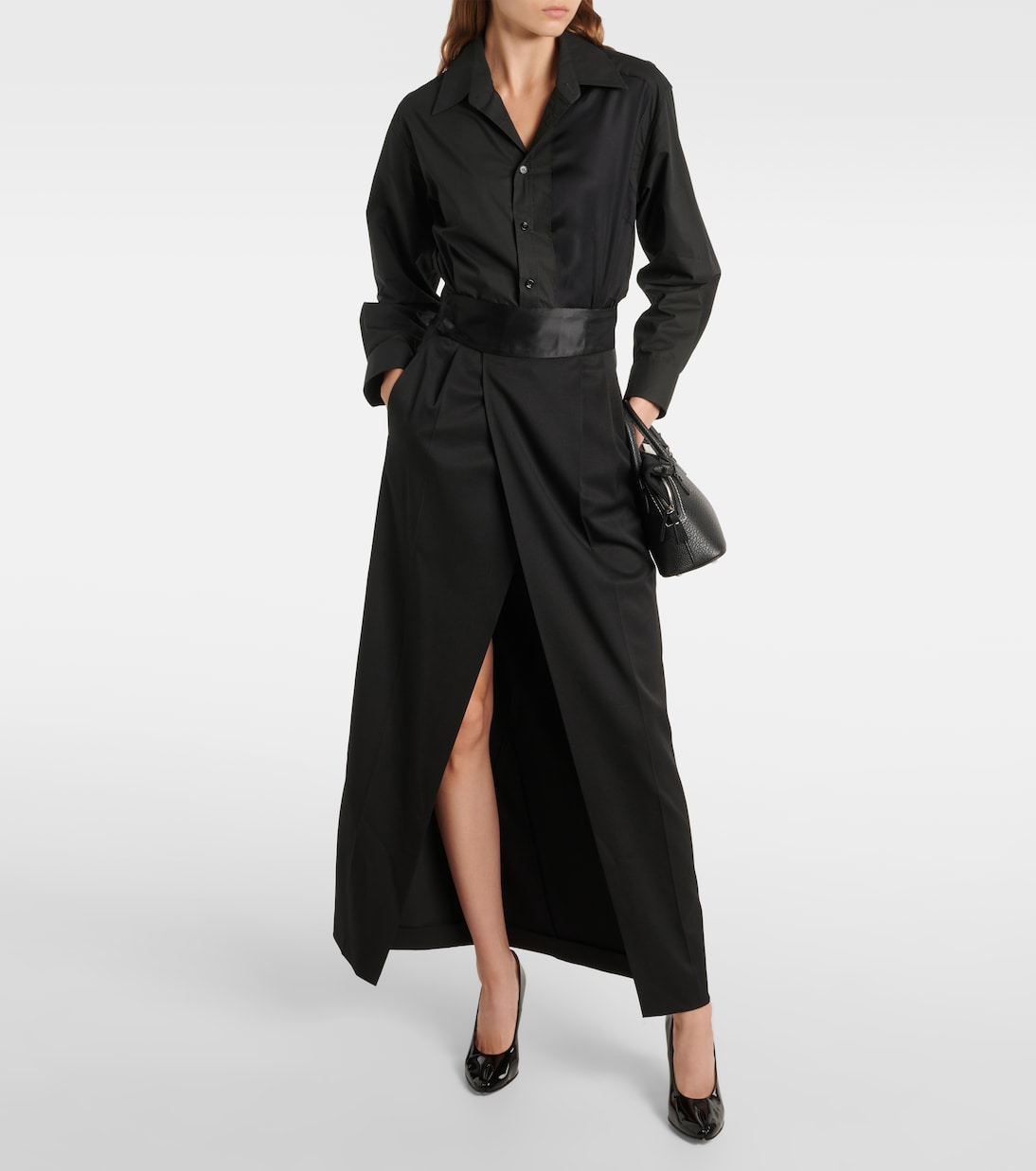Falda larga plisada | MM6 Maison Margiela