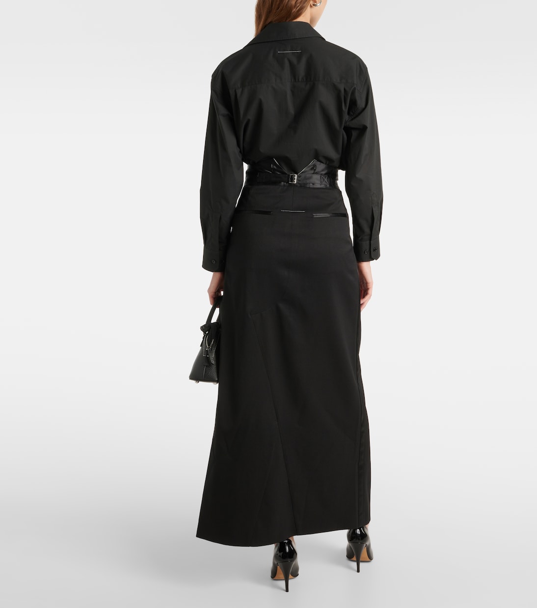 Falda larga plisada | MM6 Maison Margiela
