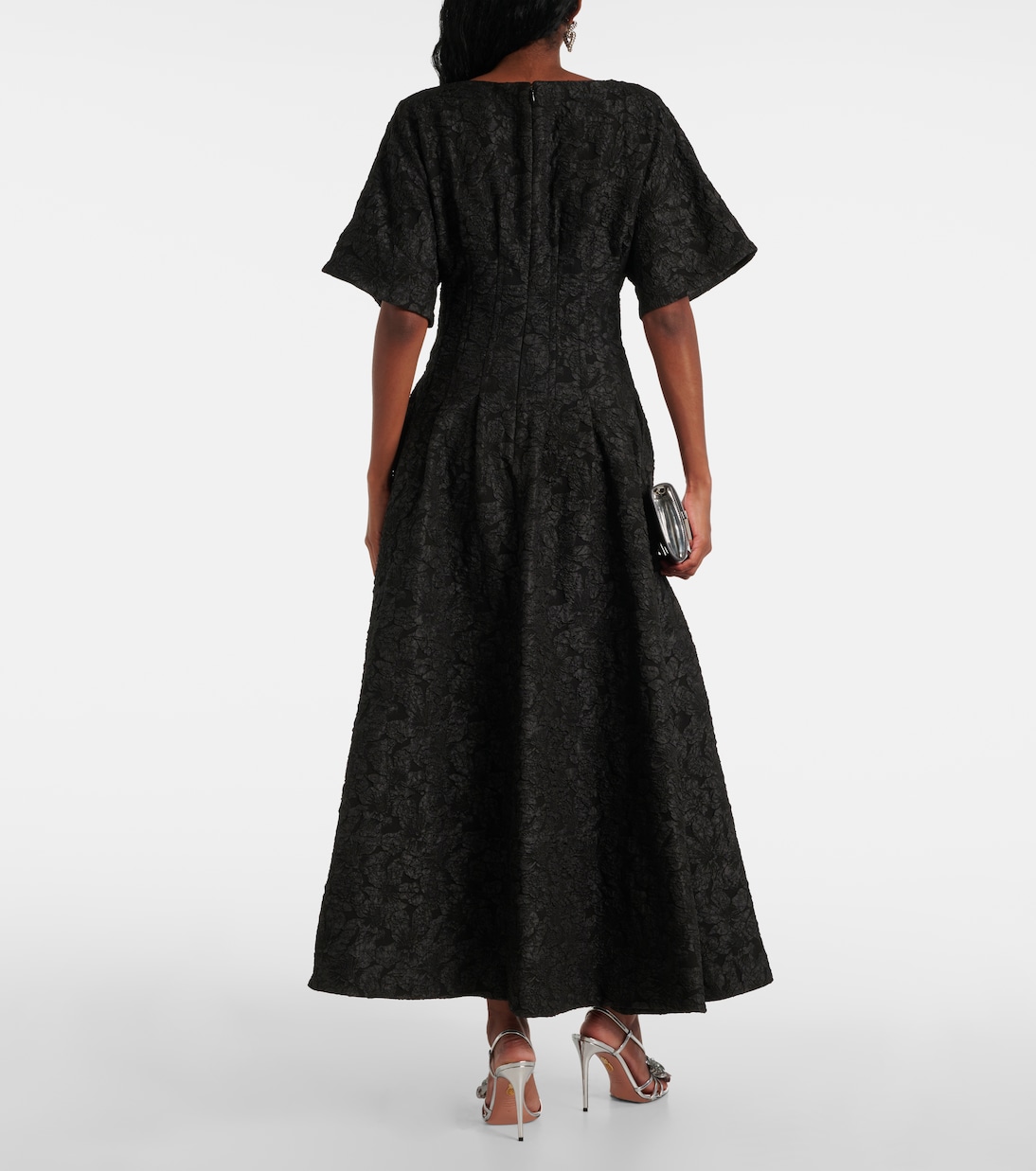 Midikleid Rosalie aus Jacquard | Simkhai