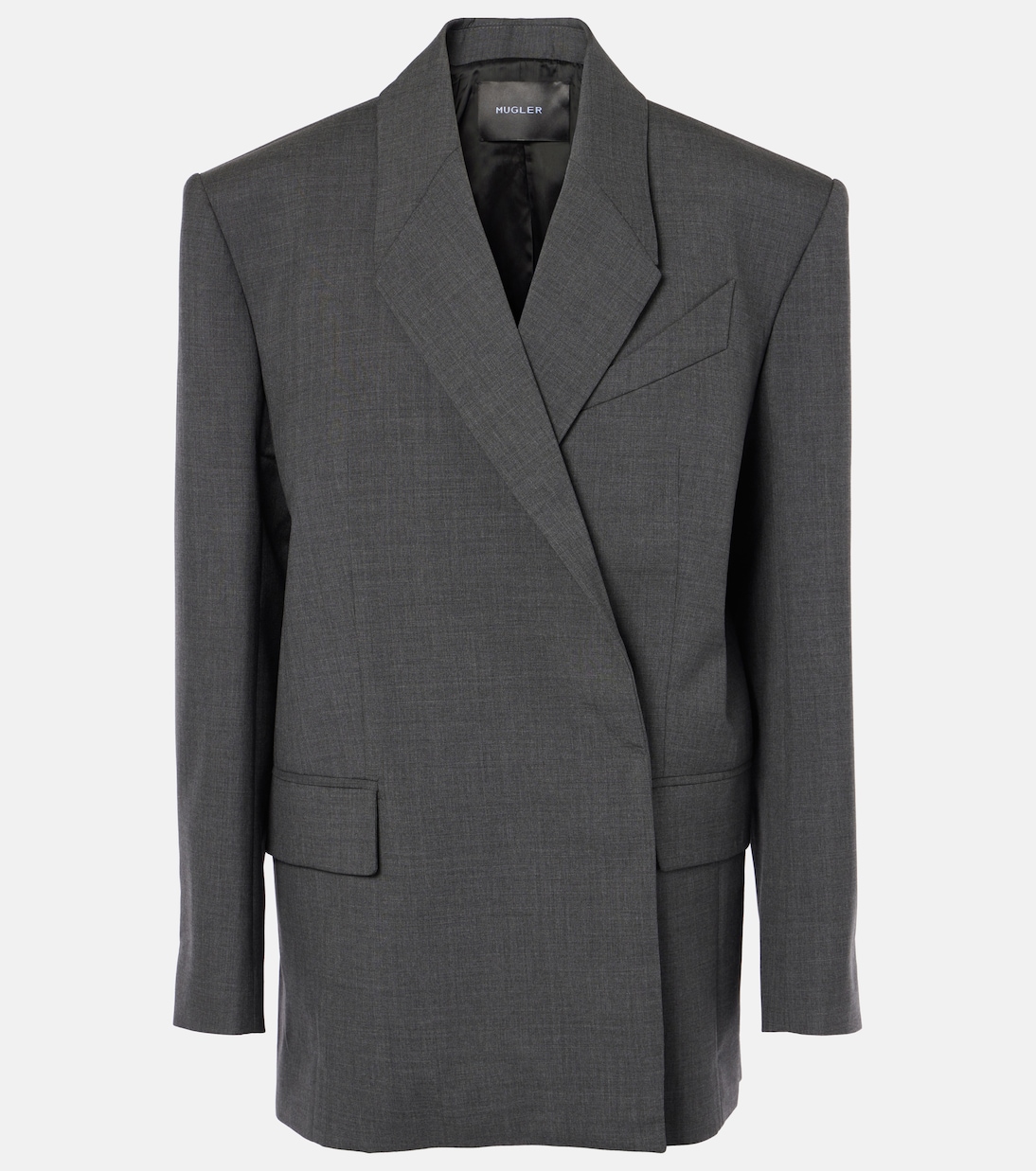 Blazer oversize en laine vierge | Mugler