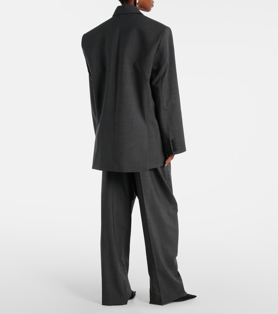 Blazer oversize en laine vierge | Mugler