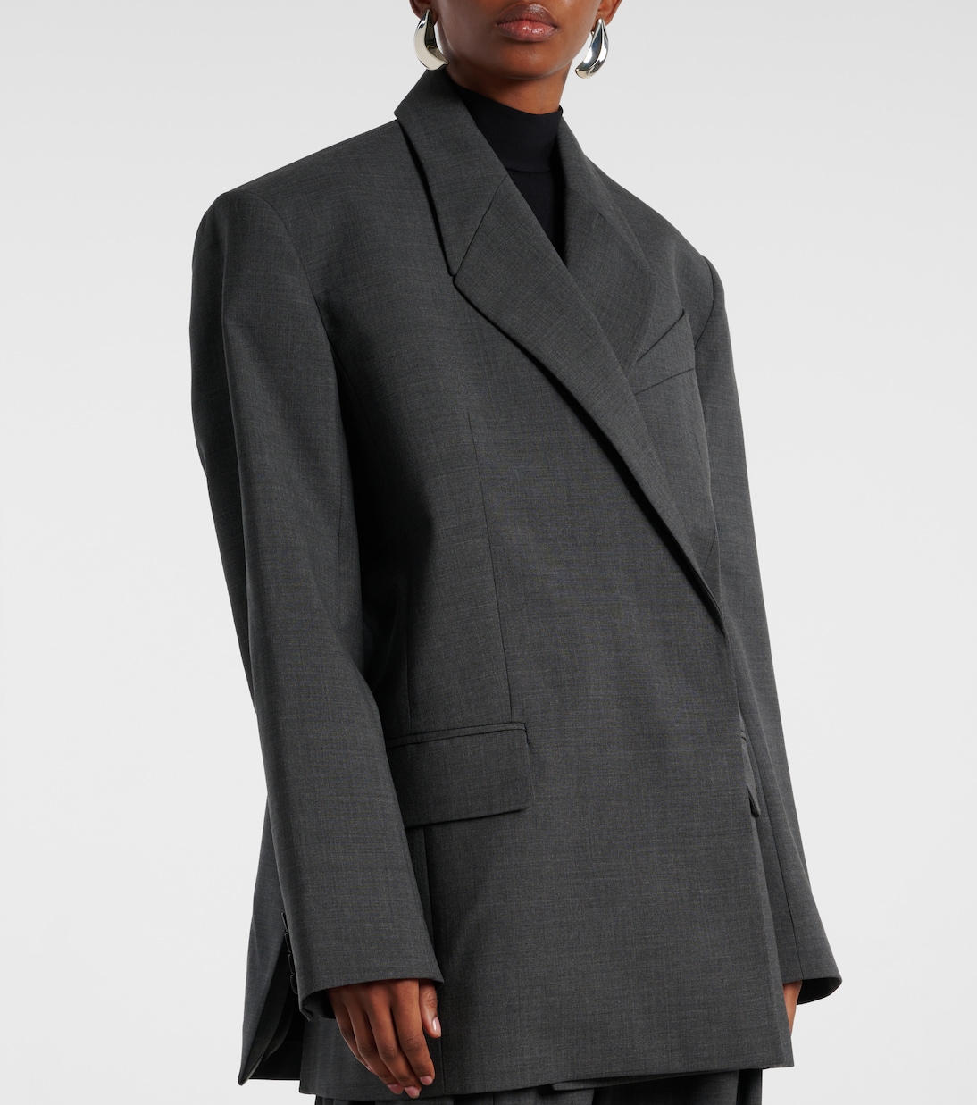 Blazer oversize en laine vierge | Mugler