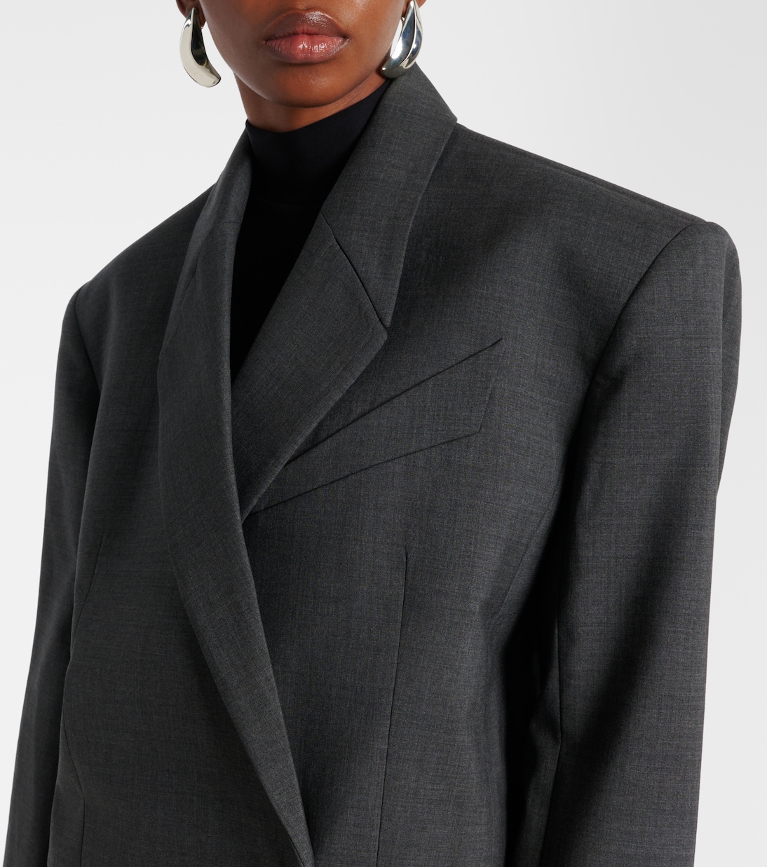 Blazer oversize en laine vierge | Mugler
