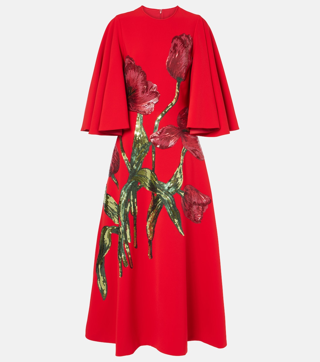 Robe Emlynn aus Crêpe mit Pailletten | Costarellos