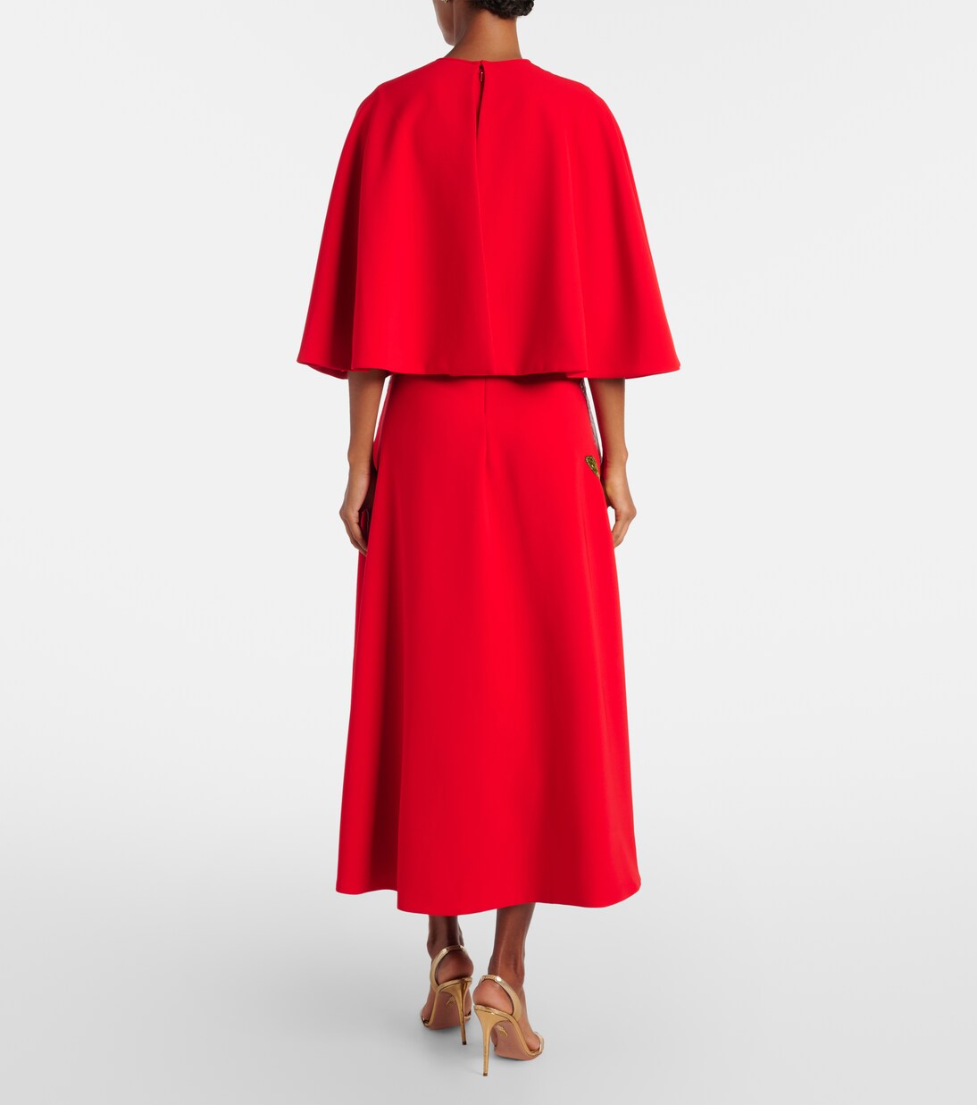 Robe Emlynn aus Crêpe mit Pailletten | Costarellos