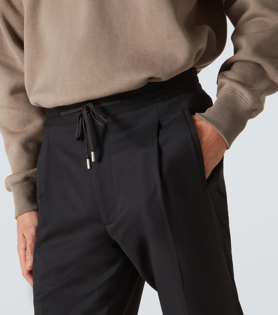 Wool slim pants | Lardini