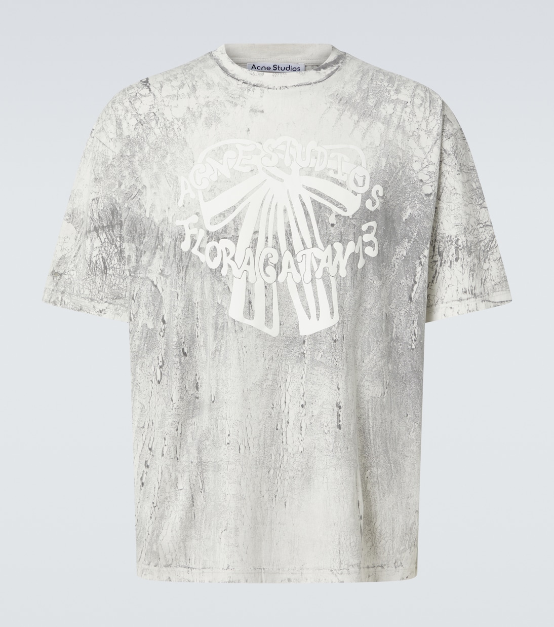 Camiseta en jersey de algodón con logo | Acne Studios