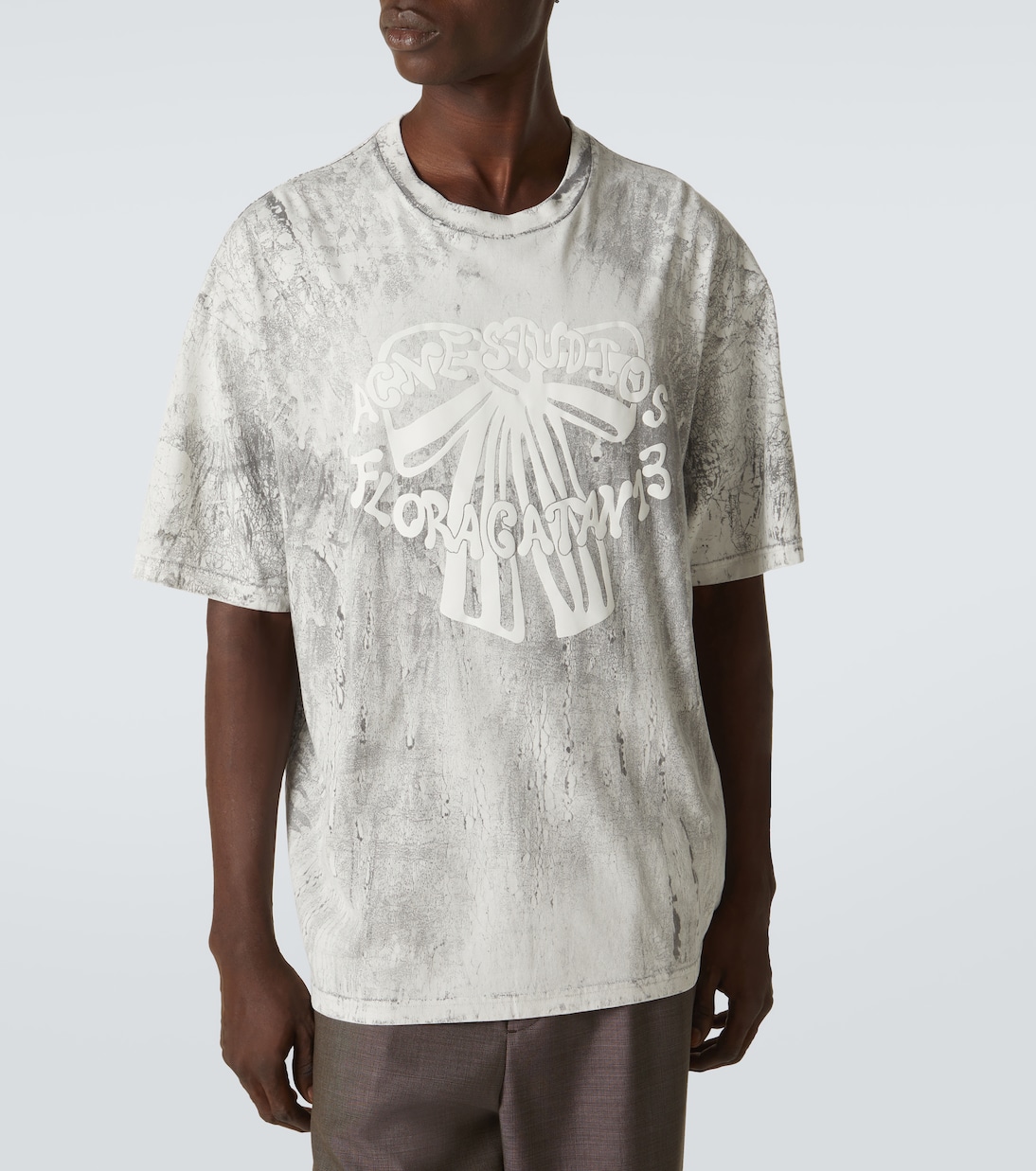 Camiseta en jersey de algodón con logo | Acne Studios