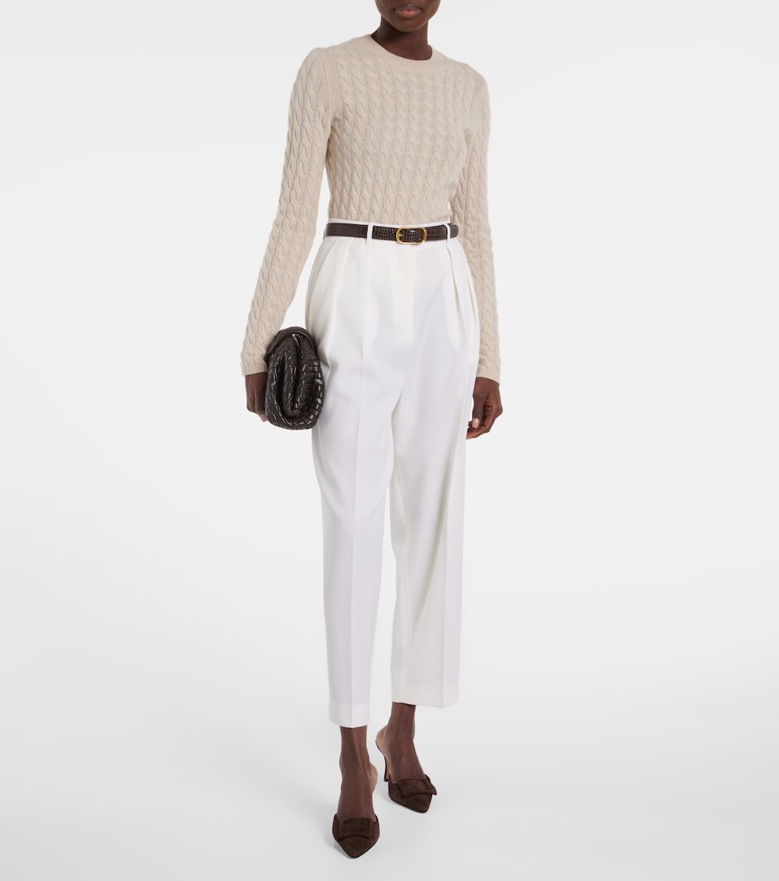 Pantaloni tapered Emmett in lana | Altuzarra