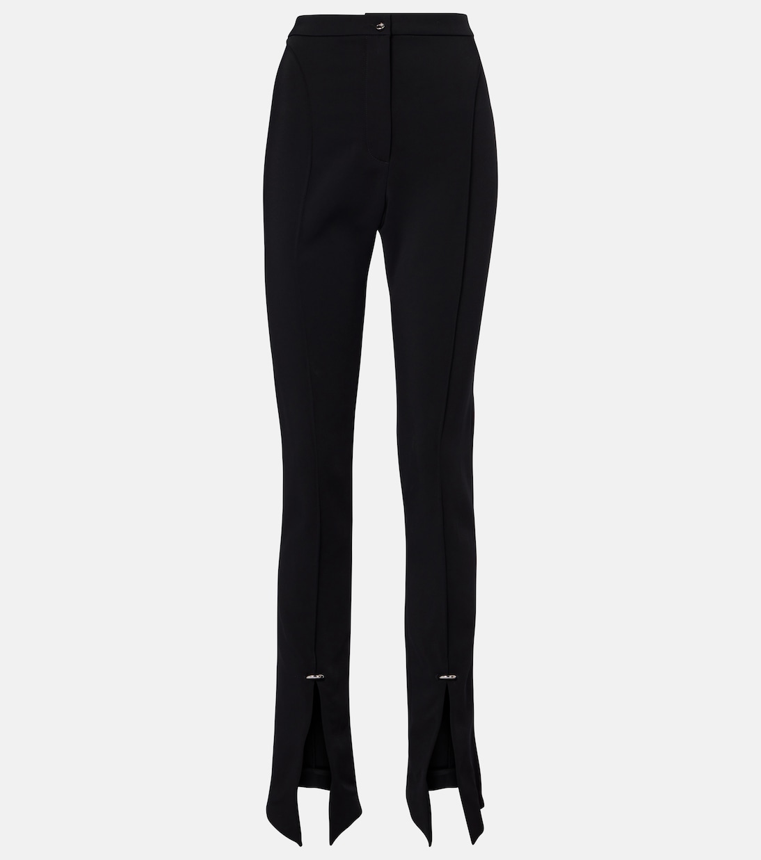 Pierced high-rise flared pants | Mugler