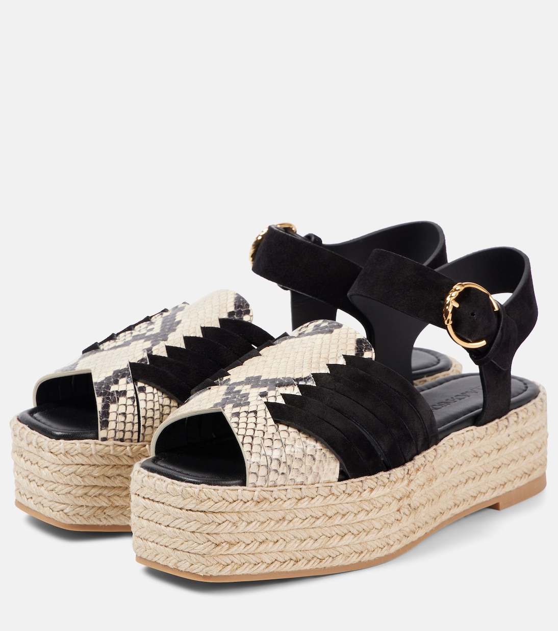 Stivaletti in pelle Elsa con suola espadrillas di Ulla Johnson, stile giovane e trendy