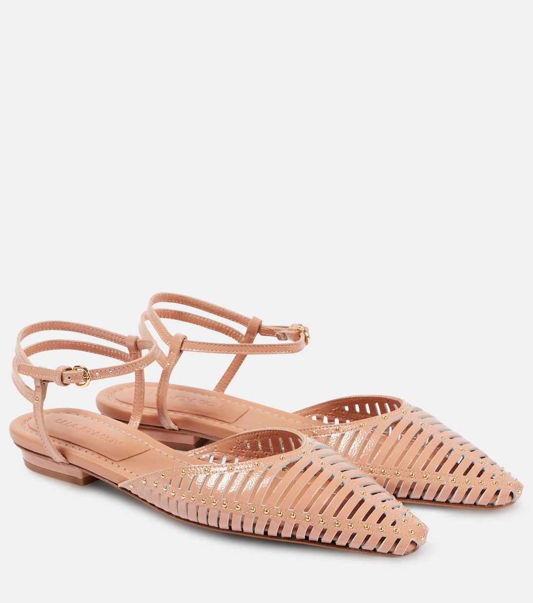 Scarpe basse in pelle Violette di Ulla Johnson per giovani trendy