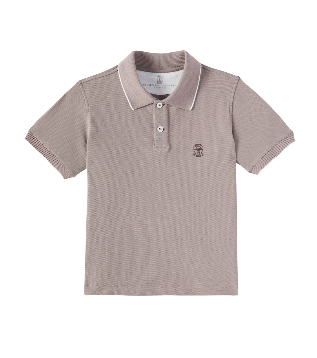 Polo in piqué di cotone | Brunello Cucinelli Kids