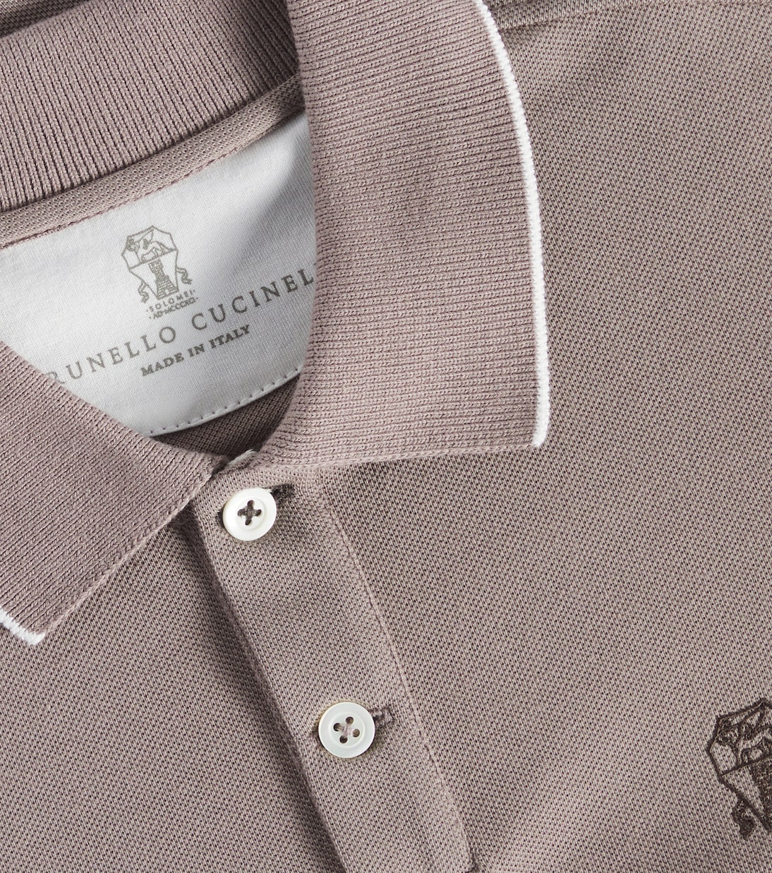 Polo in piqué di cotone | Brunello Cucinelli Kids