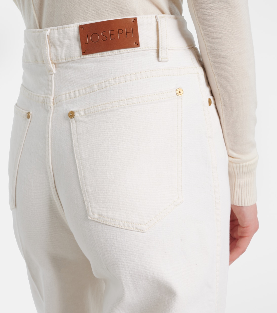 Jeans Abbey a gamba larga e vita alta | Joseph