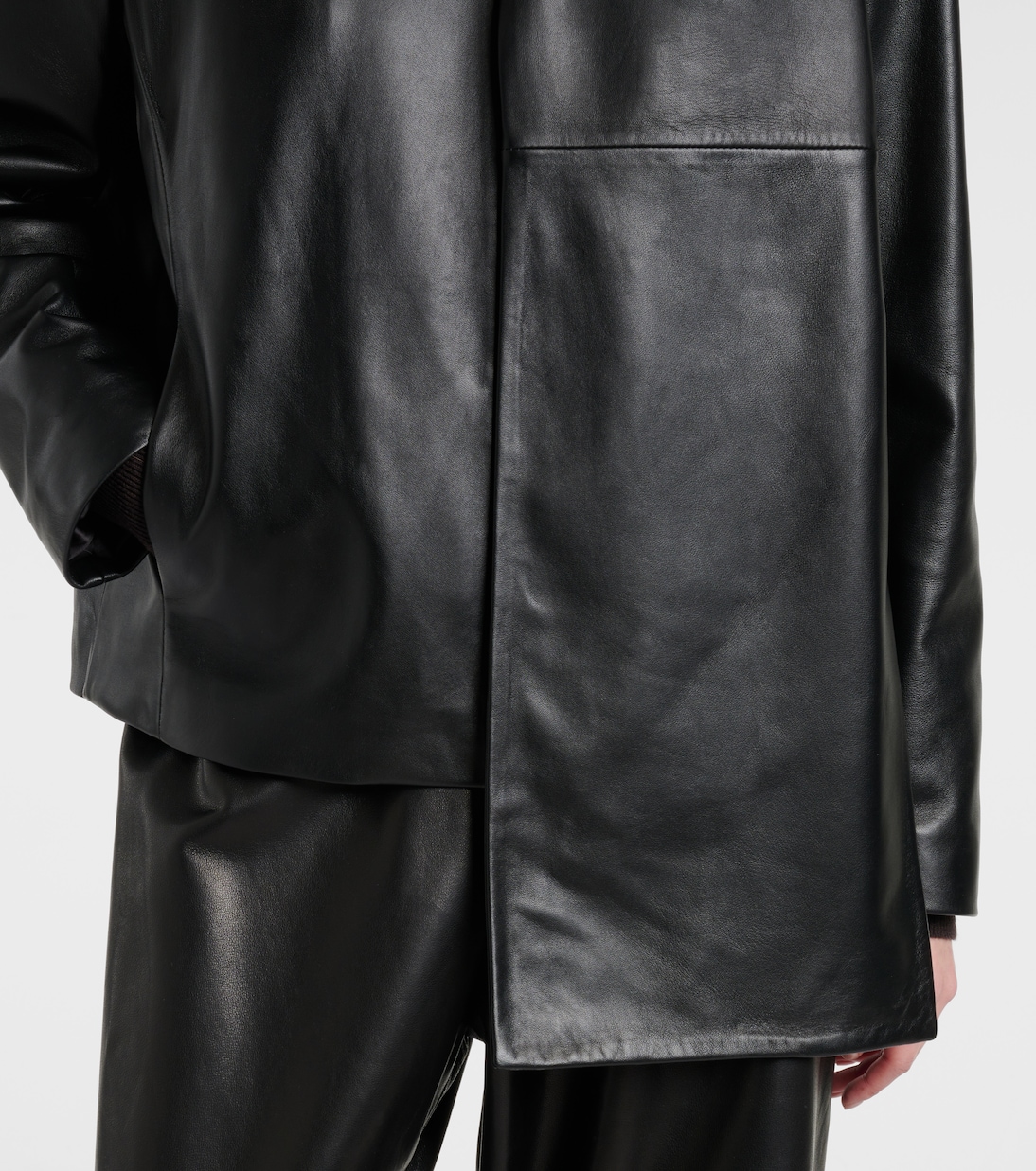 Veste Layla en cuir | Nour Hammour
