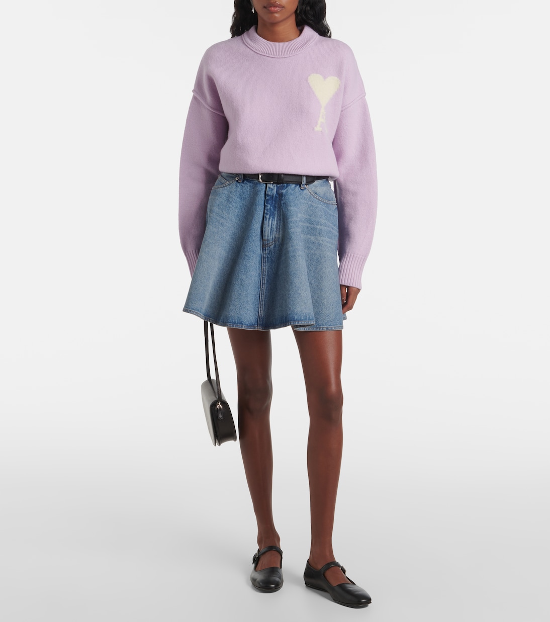 Pullover Ami de Cœur in lana vergine | Ami Paris