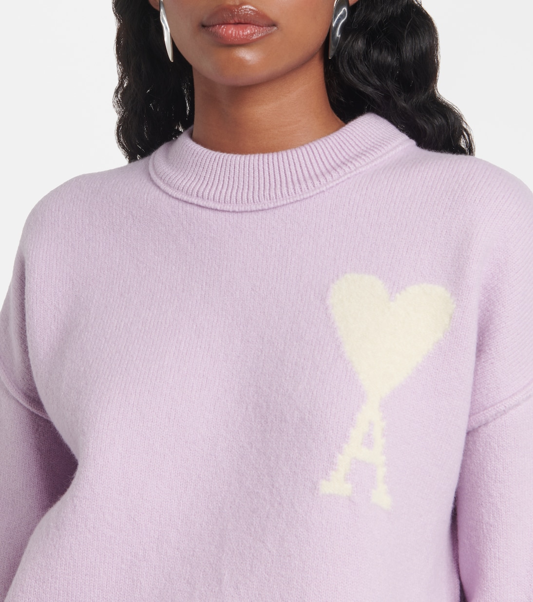 Pullover Ami de Cœur in lana vergine | Ami Paris
