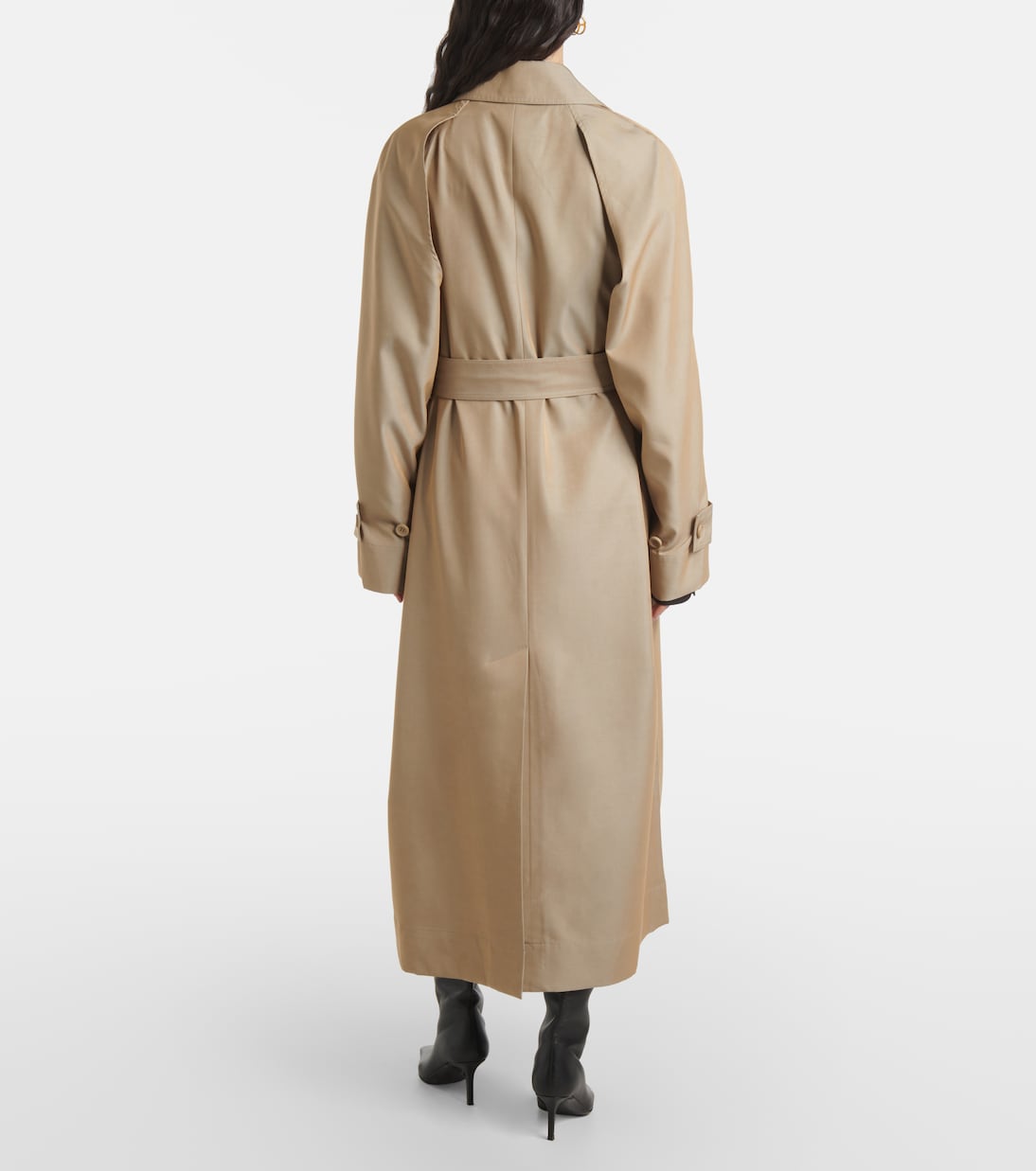 Astoria cutout trench coat | The Frankie Shop
