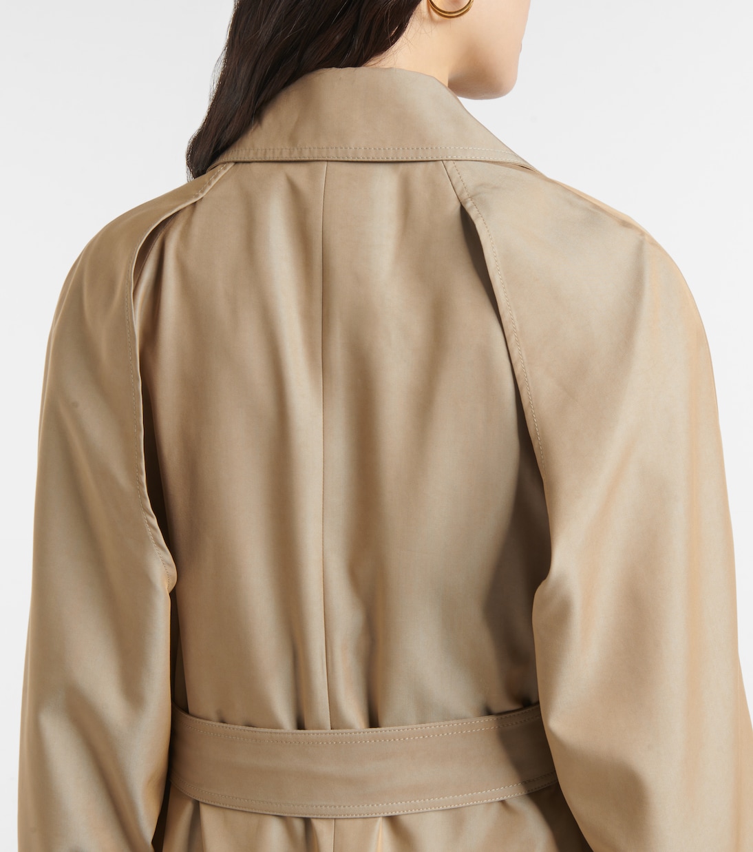 Astoria cutout trench coat | The Frankie Shop