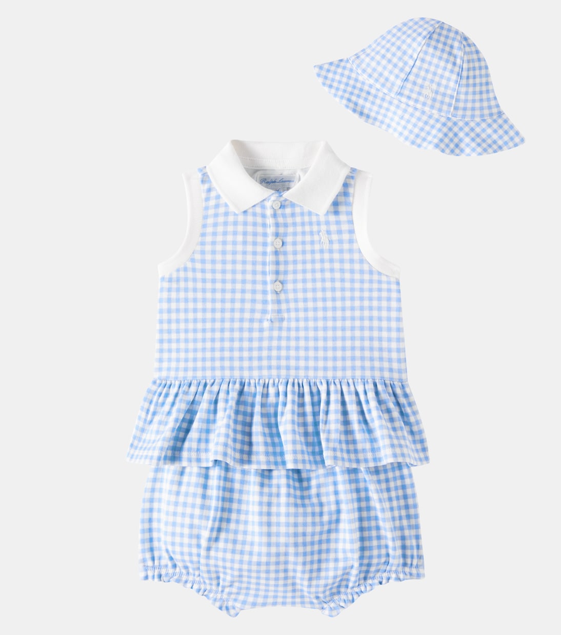 Bebé - set de gorro, camisa y shorts de algodón | Polo Ralph Lauren Kids