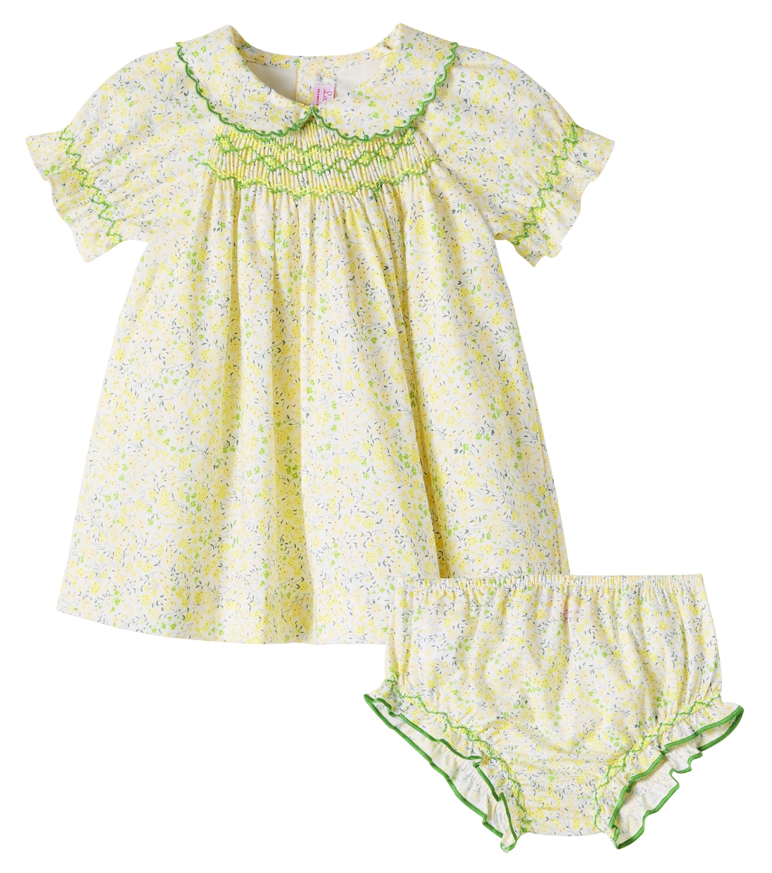 Baby - Abito e culottes Palma in cotone | La Coqueta