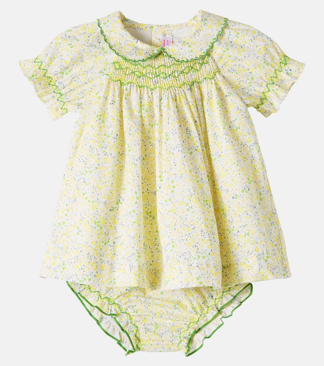 Baby - Abito e culottes Palma in cotone | La Coqueta