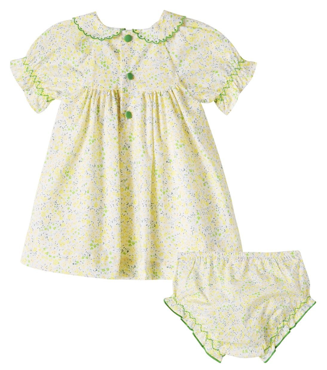 Baby - Abito e culottes Palma in cotone | La Coqueta