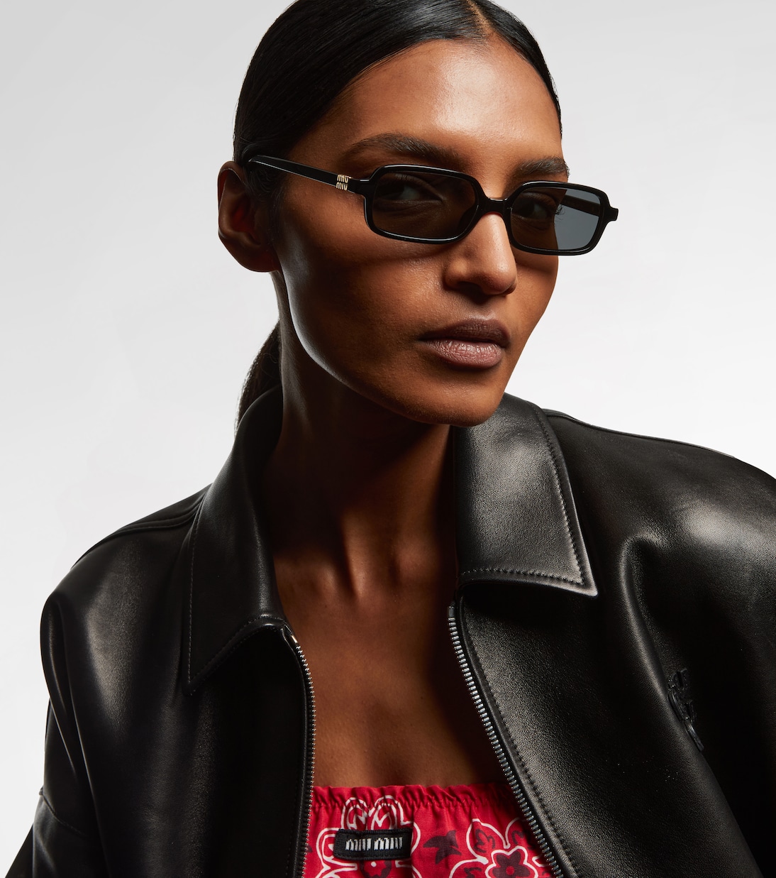 Eckige Sonnenbrille | Miu Miu