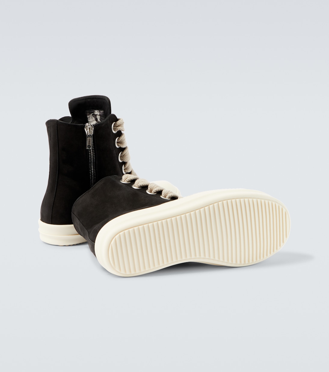 Jumbolace Sneaks suede sneakers | Rick Owens