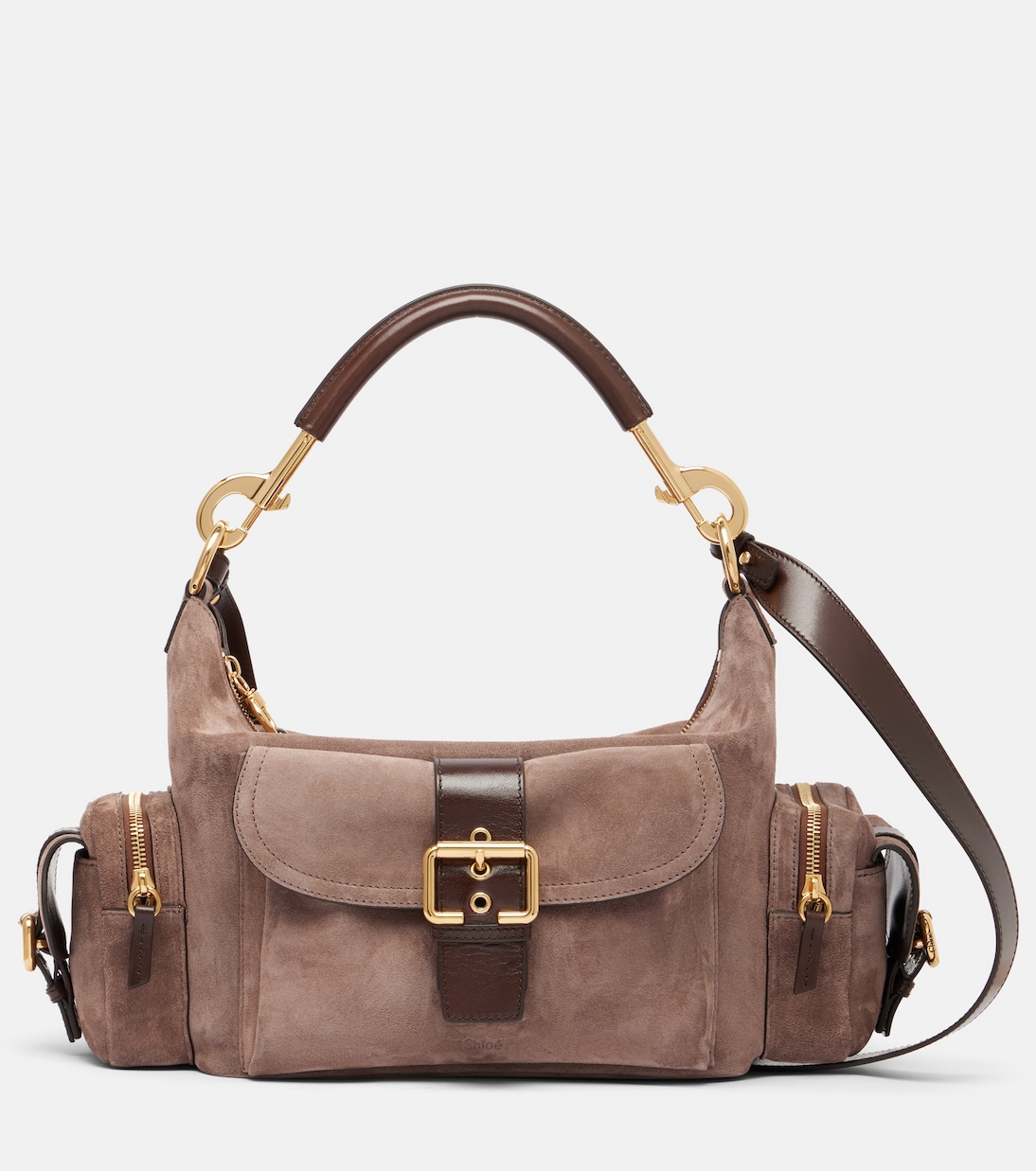 Schultertasche aus Veloursleder | Chloé