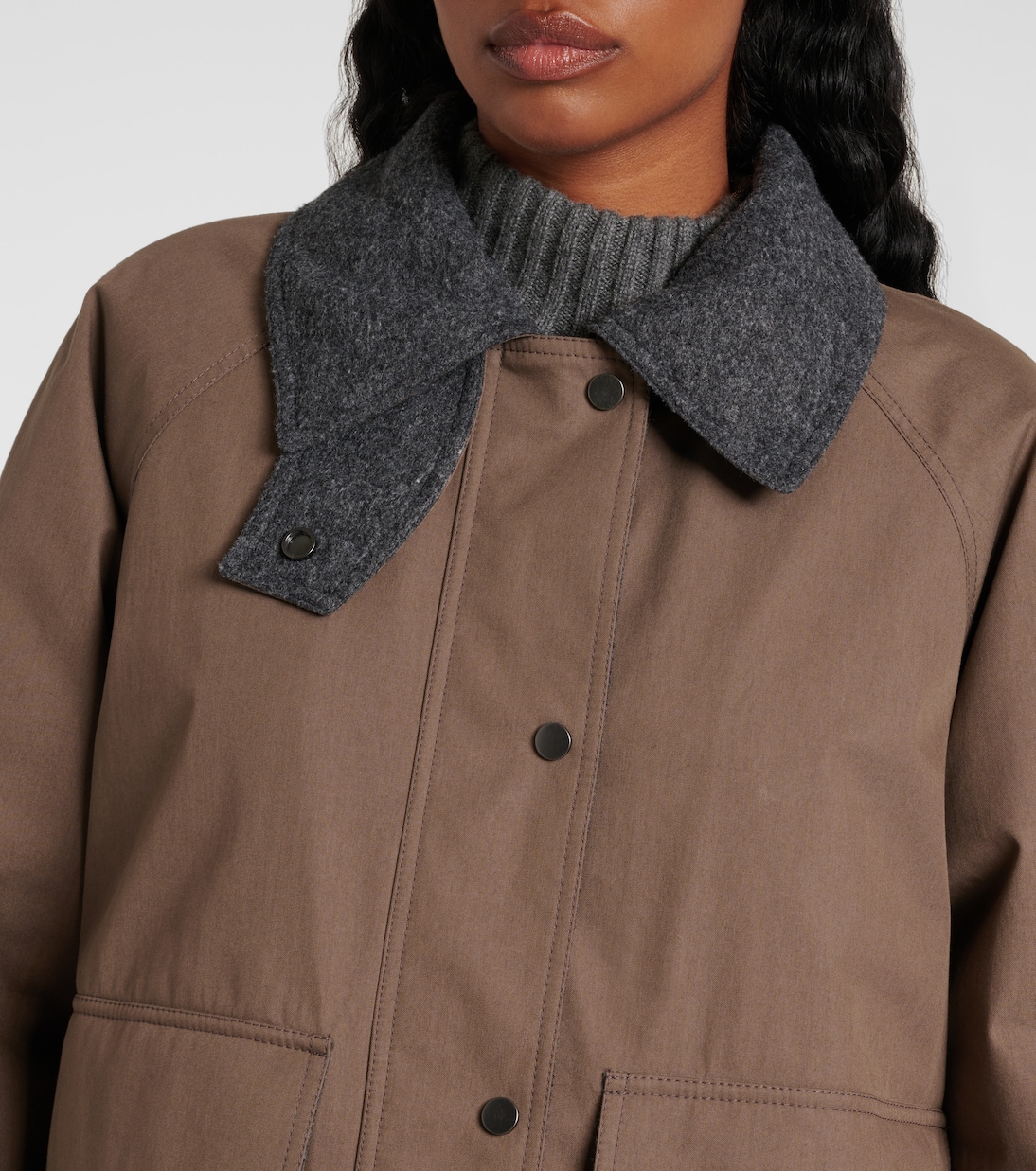 Jacke aus einem Baumwollgemisch | Brunello Cucinelli