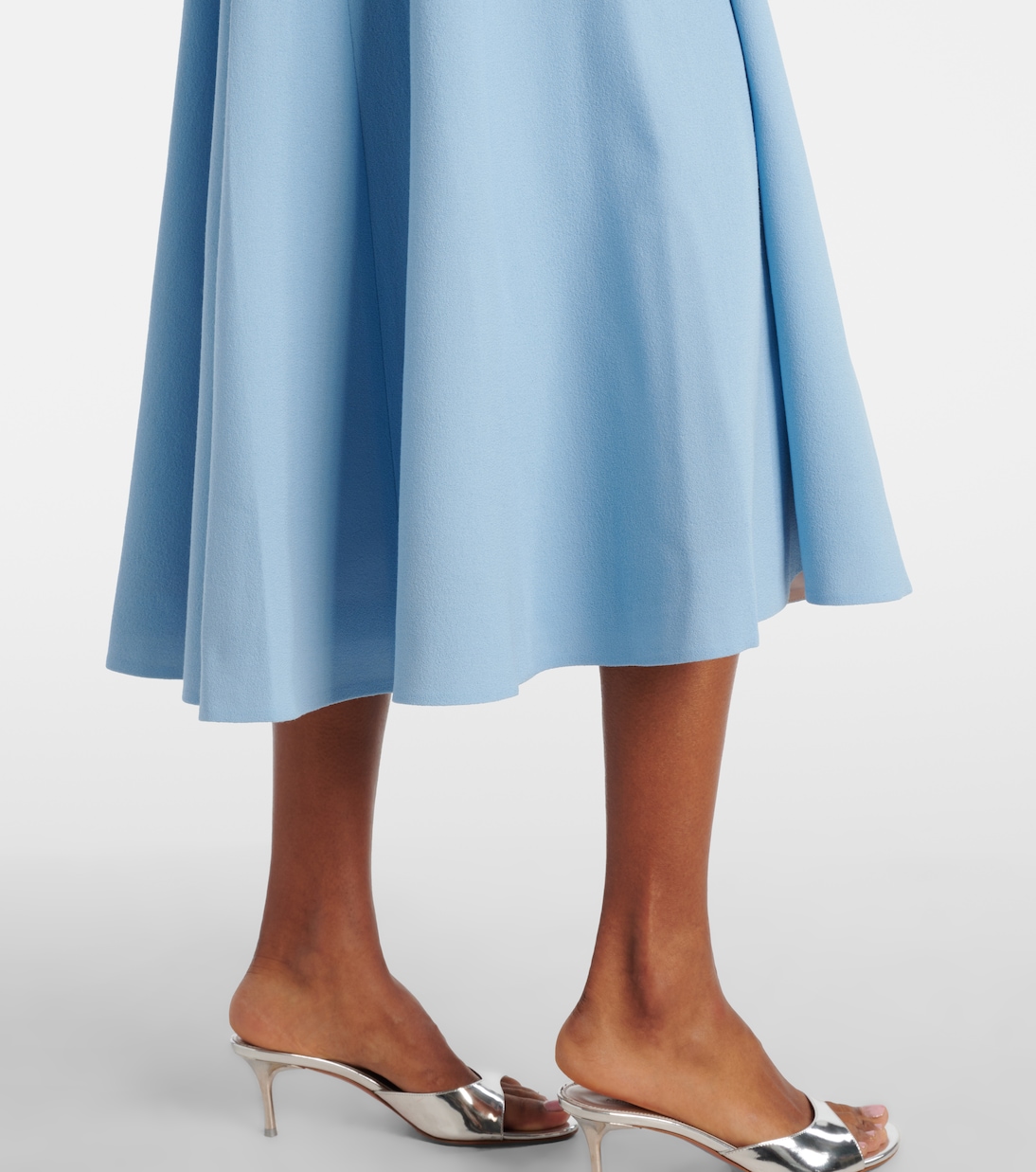 Robe midi Collins en crêpe de laine | Emilia Wickstead