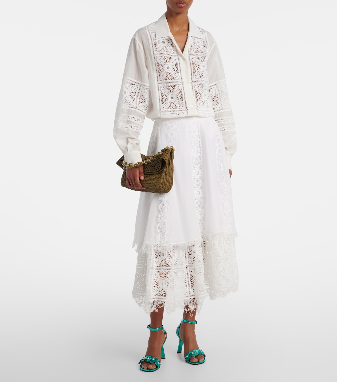 Sac Paula's Ibiza Ola Small en raphia | Loewe