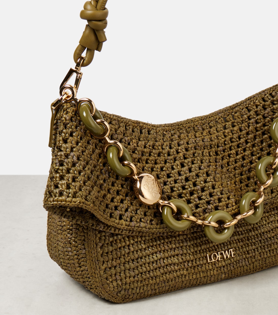 Sac Paula's Ibiza Ola Small en raphia | Loewe