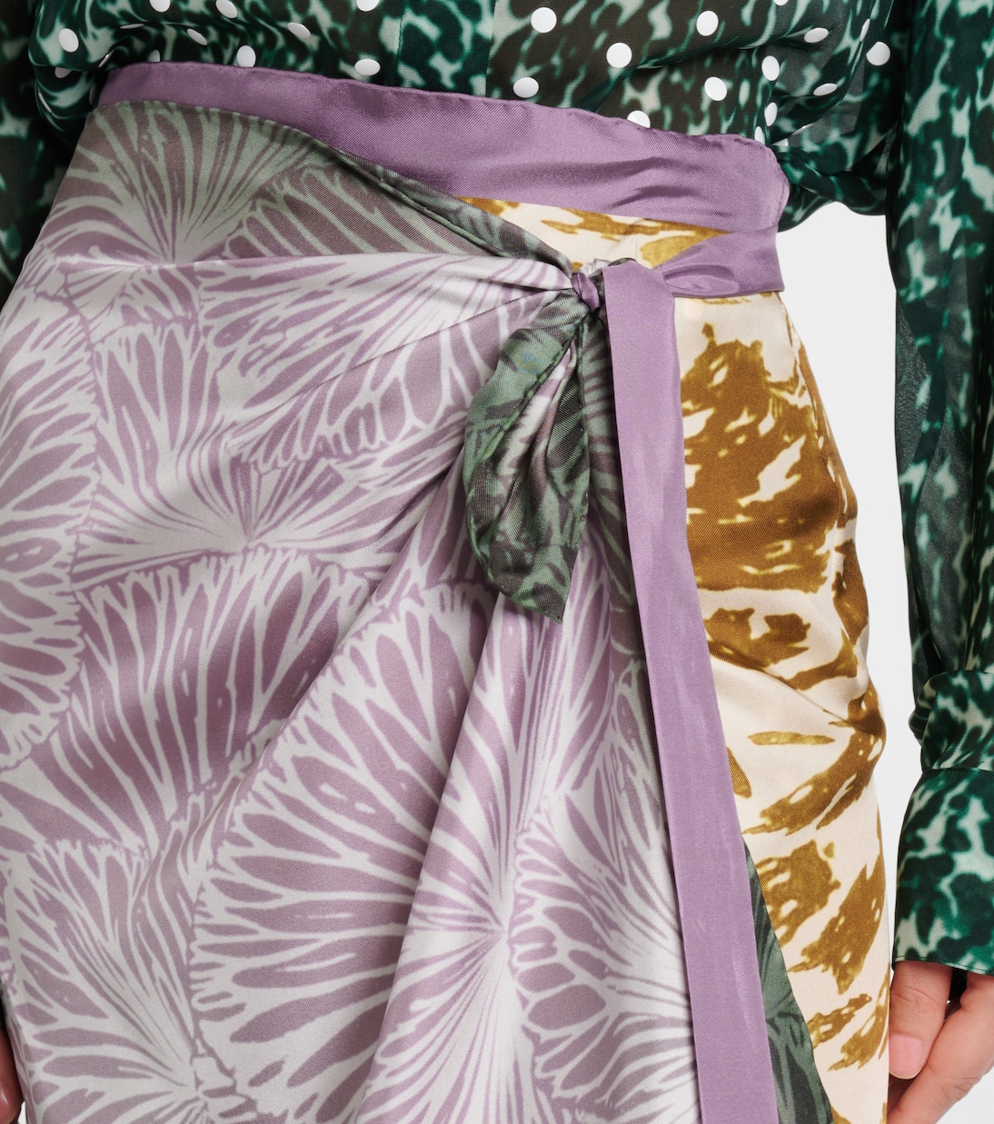 Gonna a portafoglio Scarfy con stampa | Dries Van Noten