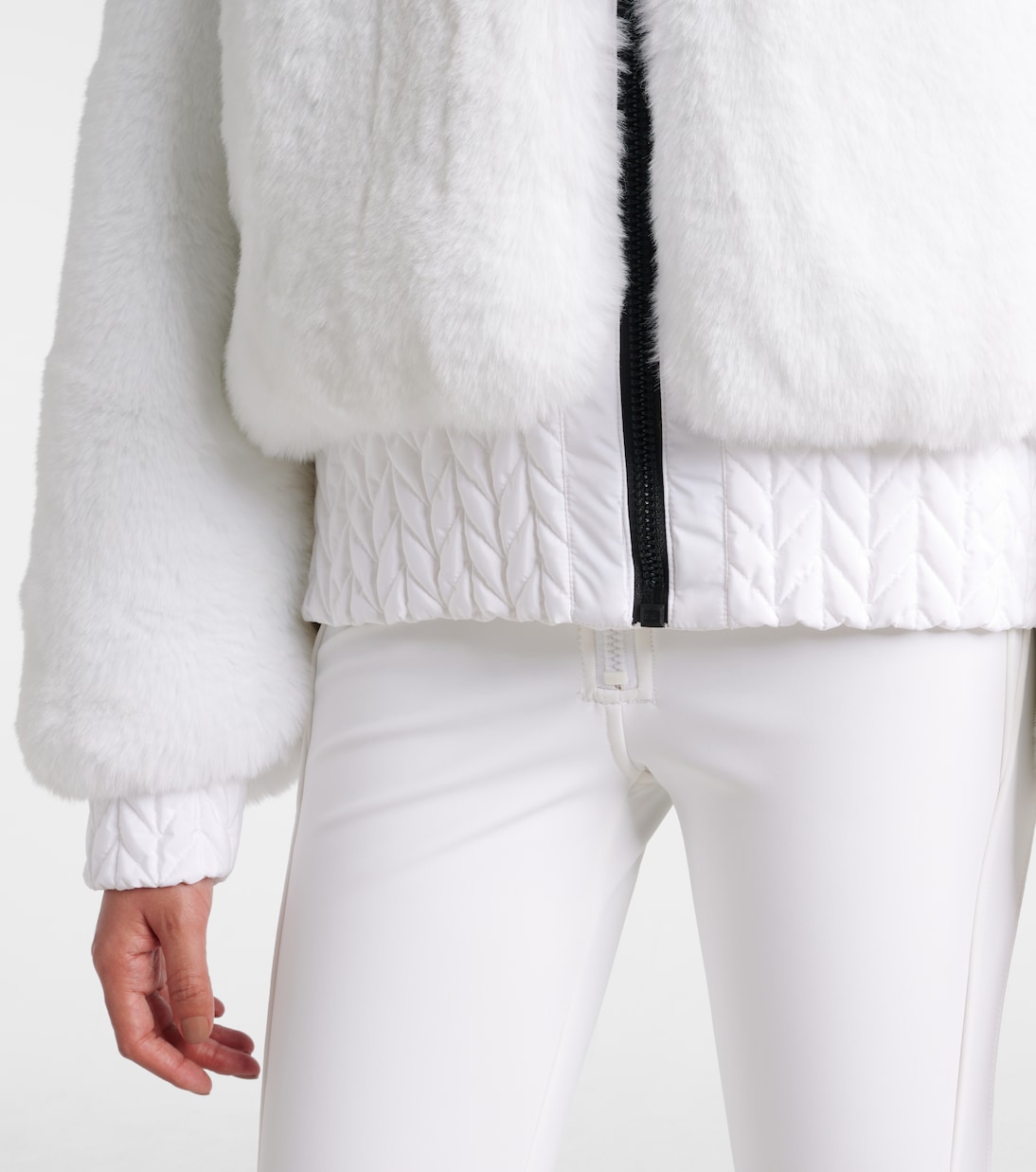 Chaqueta de esquí reversible con pelo sintético | Goldbergh