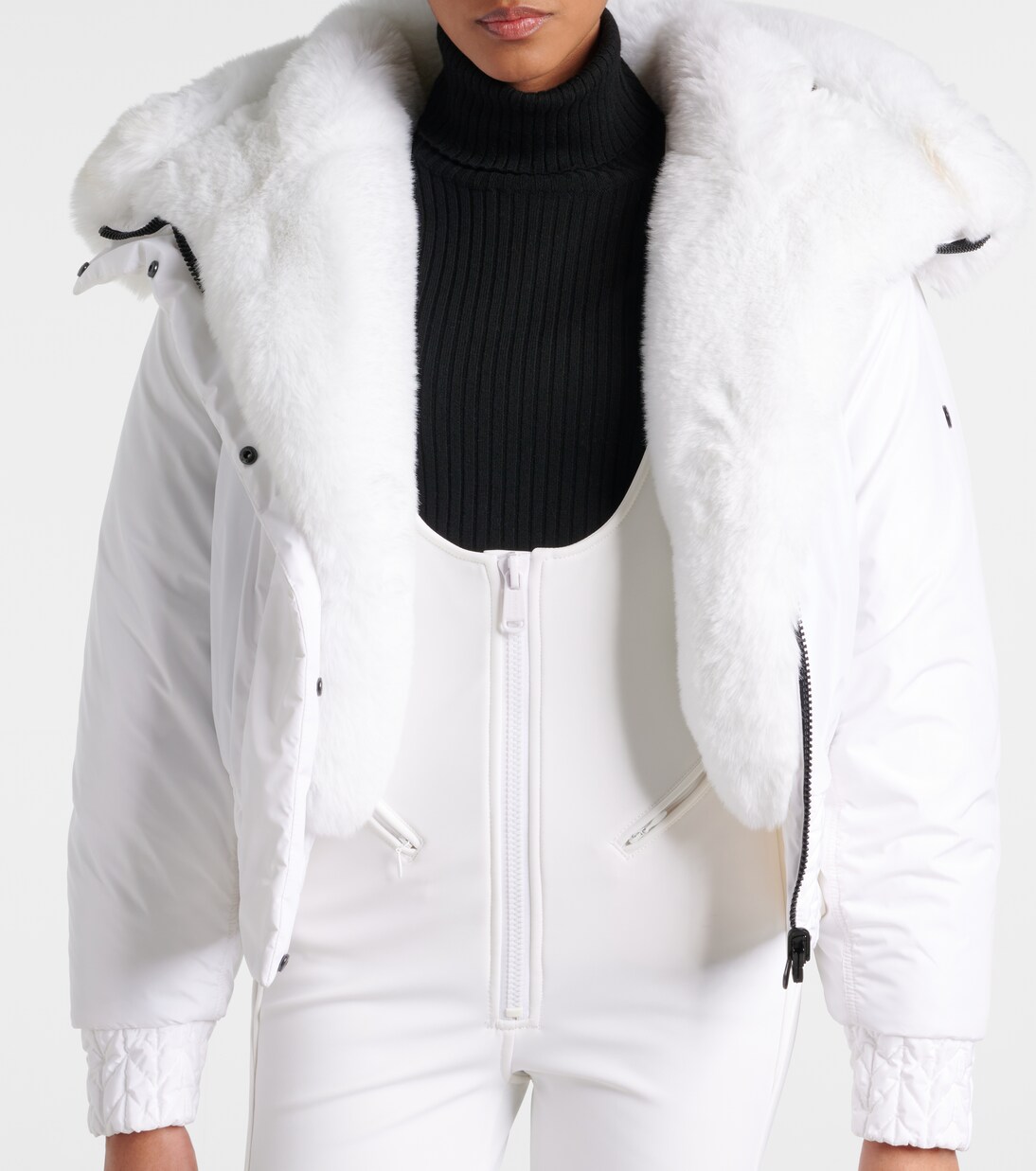 Chaqueta de esquí reversible con pelo sintético | Goldbergh