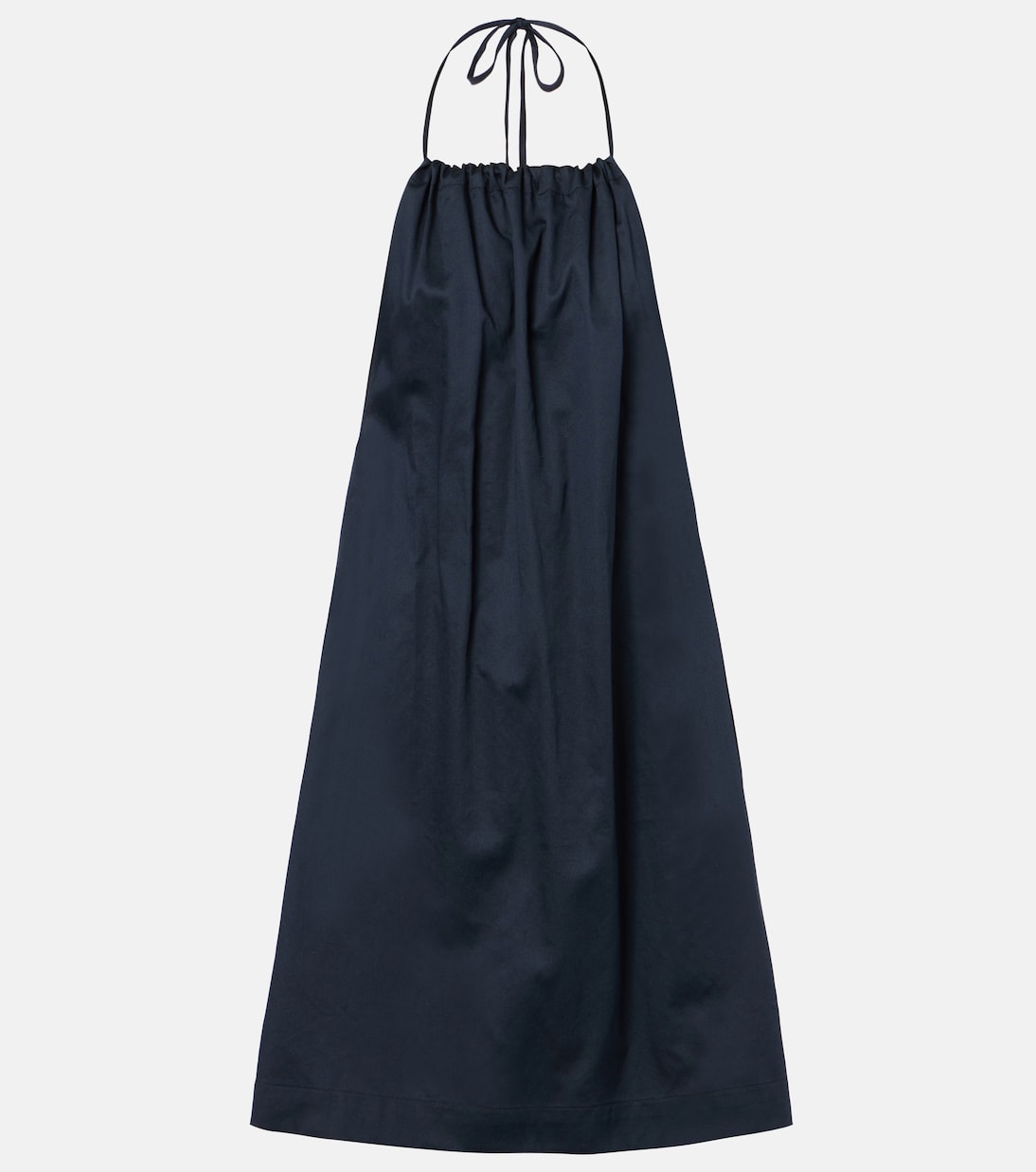 Yoko gathered cotton minidress | Leset