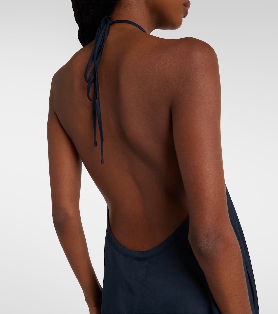 Yoko gathered cotton minidress | Leset