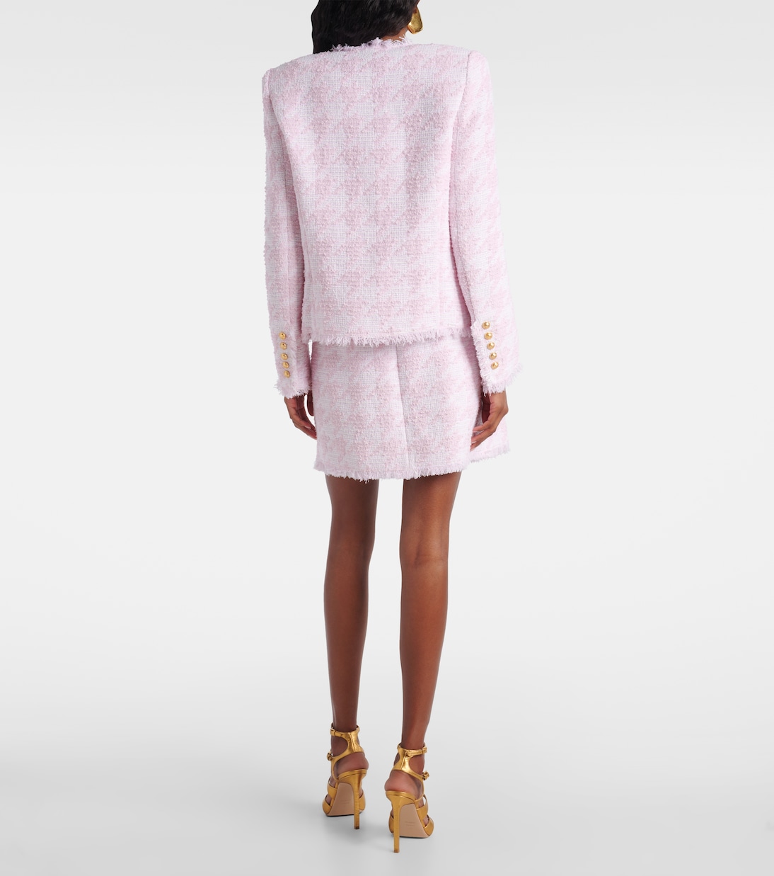 Spencer cotton-blend tweed jacket | Balmain